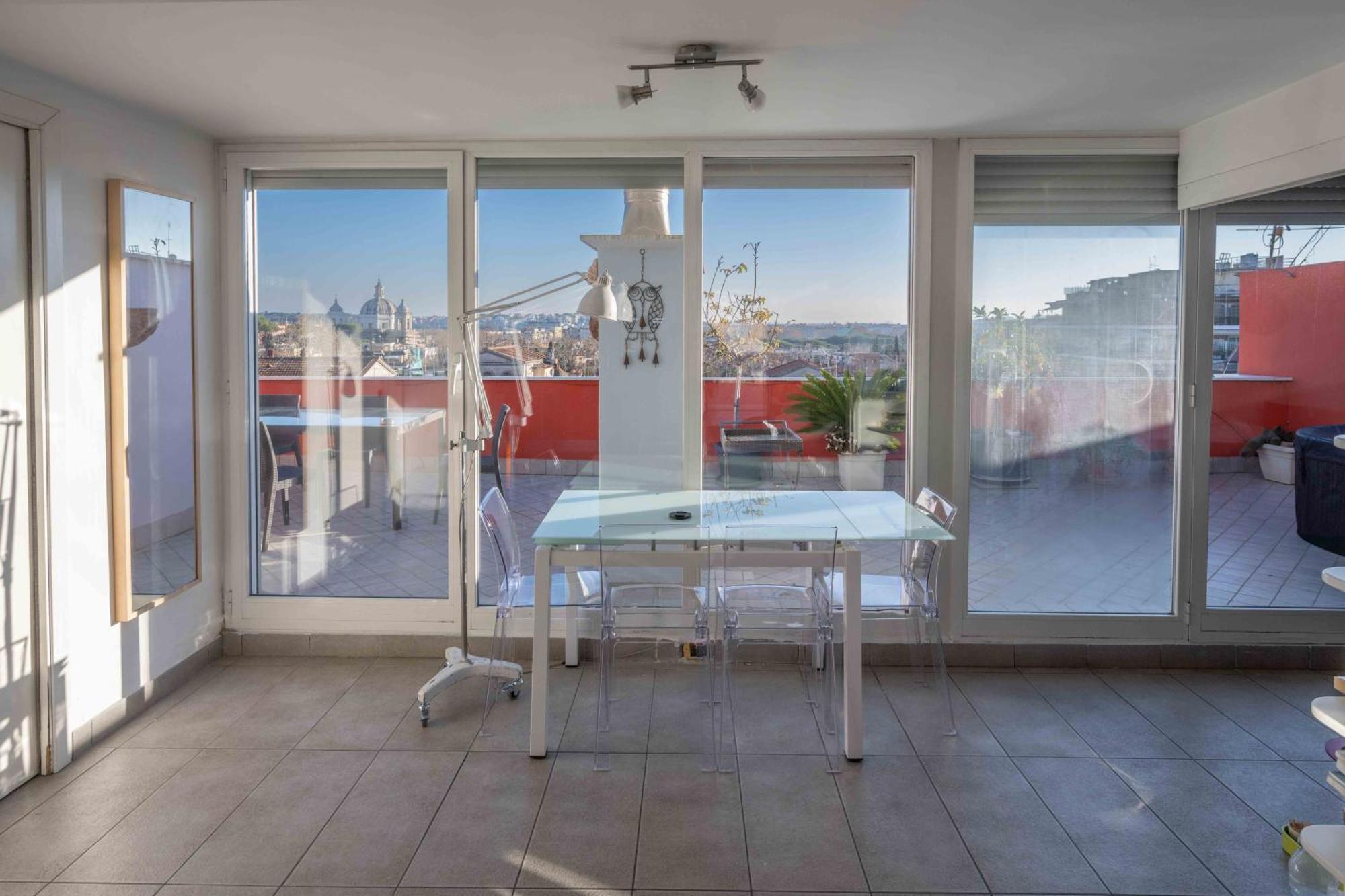 Farnesina Rooftop Terrace Rome Exterior photo